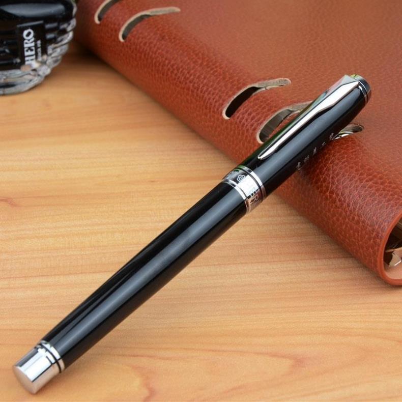 英雄钢笔6055黑丽雅美工笔明尖